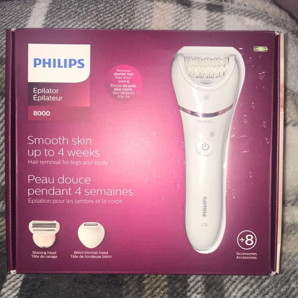 philips series8000 Wet & Dry Epilator